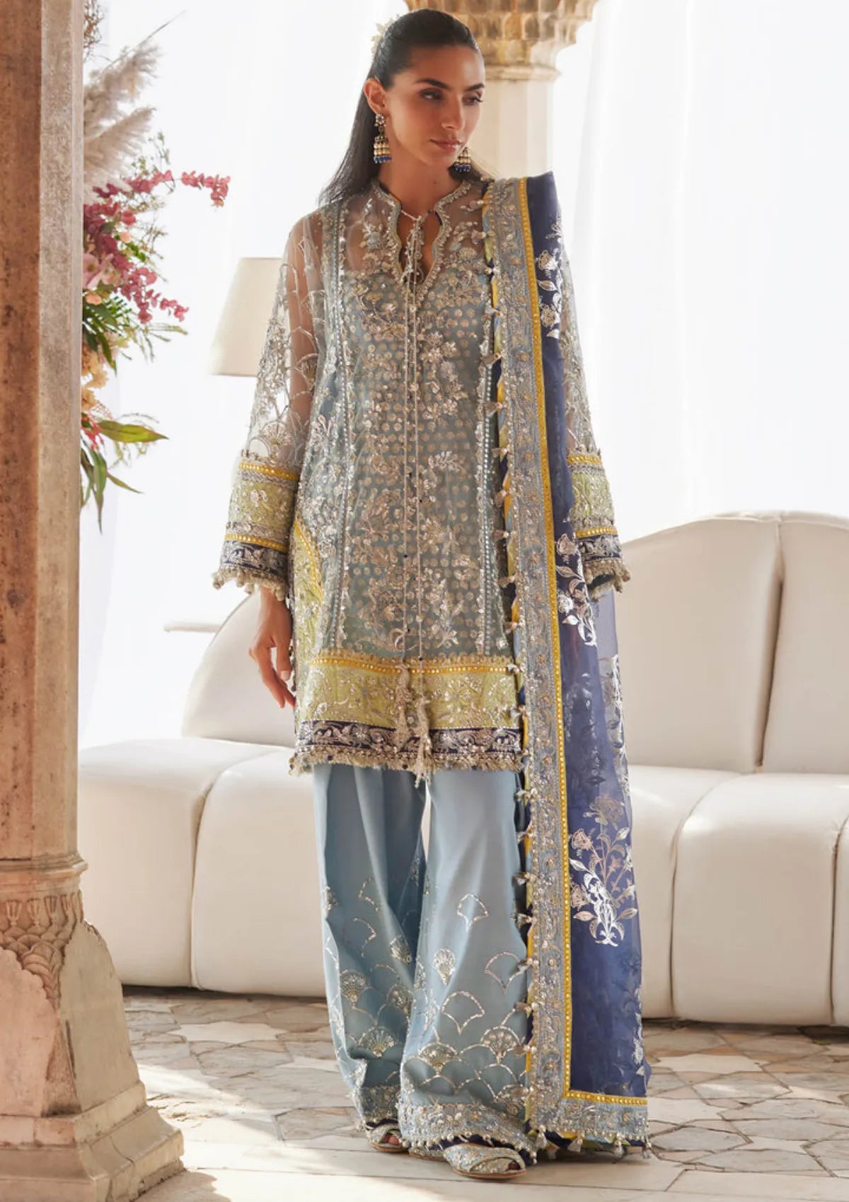 Zaha Gossamer Wedding Festive'25 ZC-04-Nilofar-e-Shaam