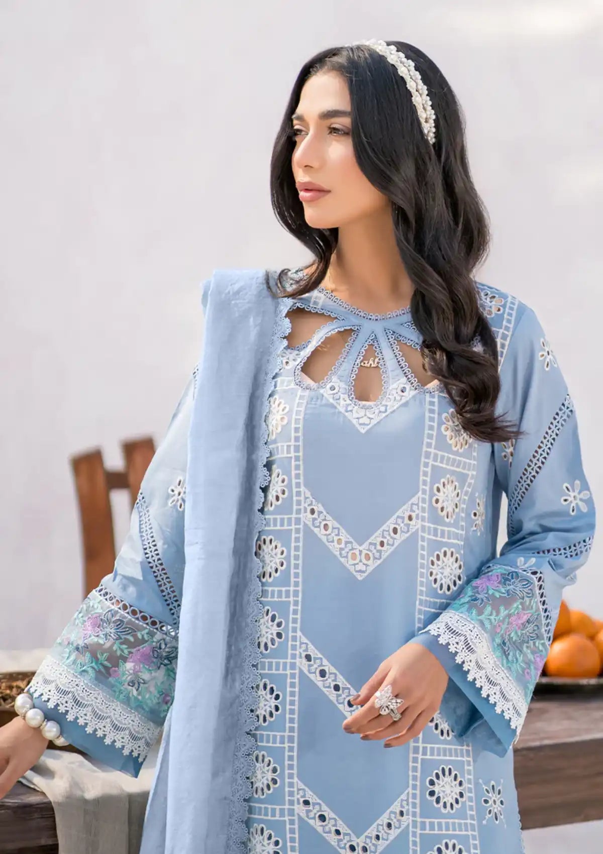 Parishay Dilkash Summer Lawn'24 Vol-02 DH-02 - Mohsin Saeed Fabrics