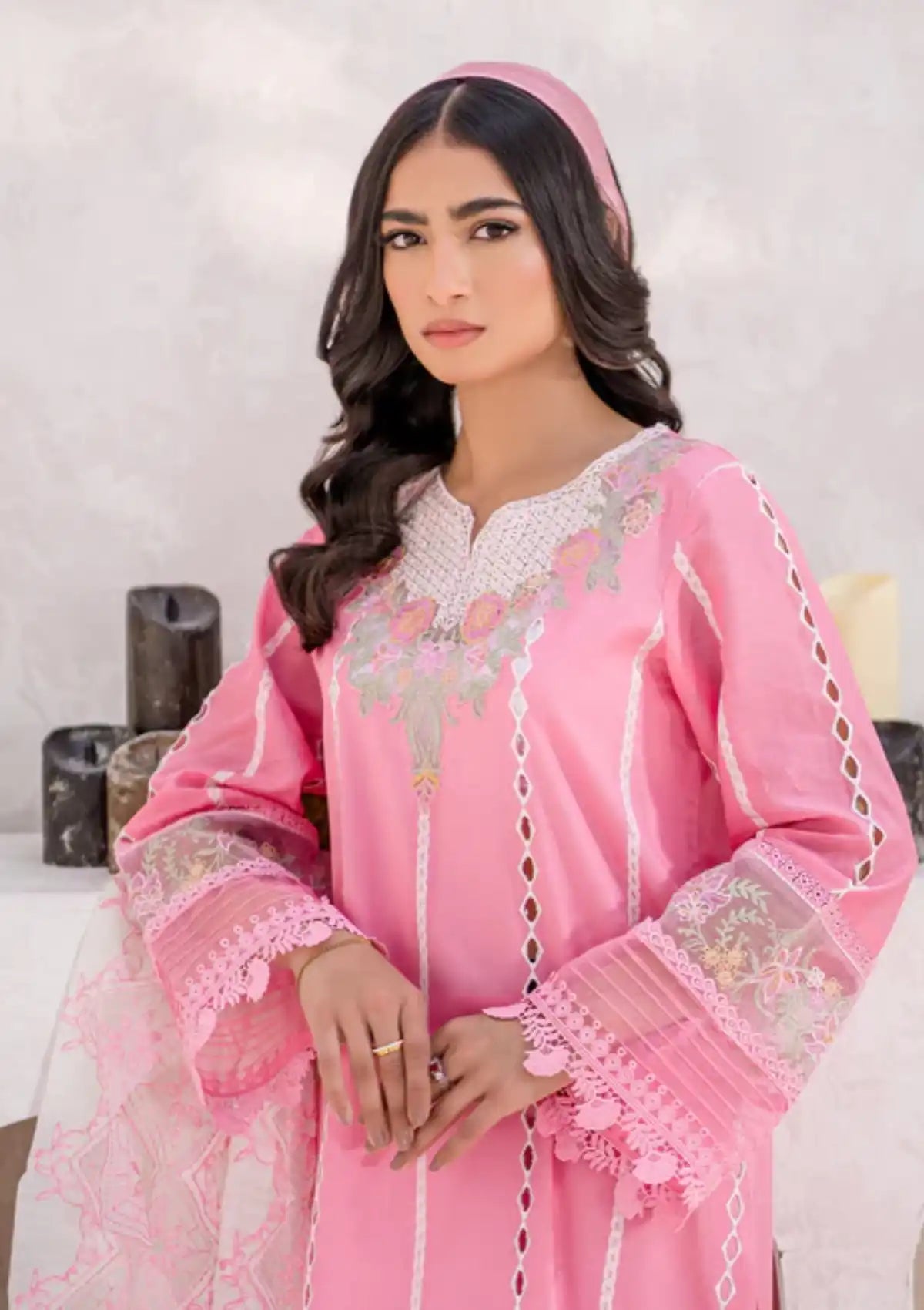 Parishay Dilkash Summer Lawn'24 Vol-02 DH-04 - Mohsin Saeed Fabrics