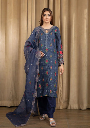 Safwa Bliss Emb Lawn'24 SBL-09 - Mohsin Saeed Fabrics
