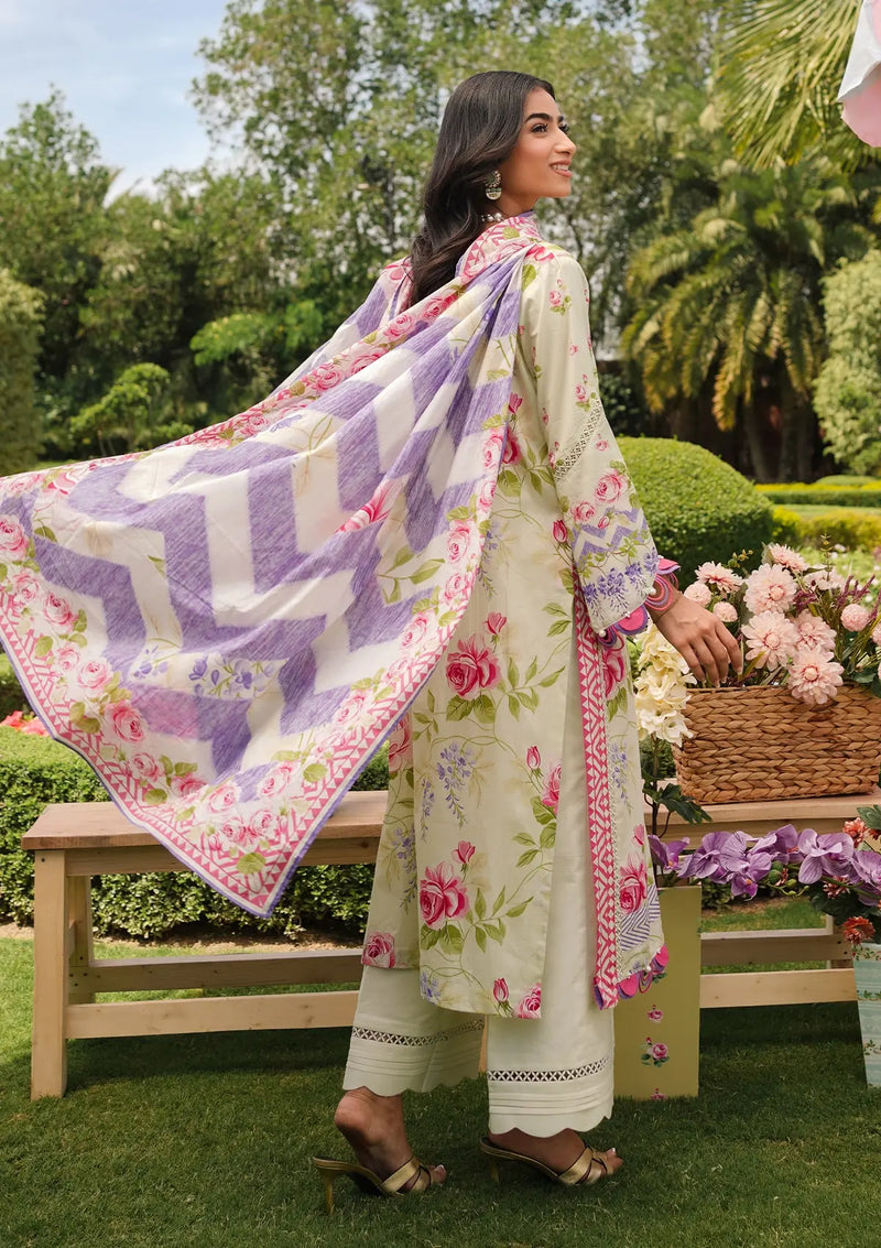 Elaf Prints Lawn Collection'24 EEP-03B-Meadow Magic