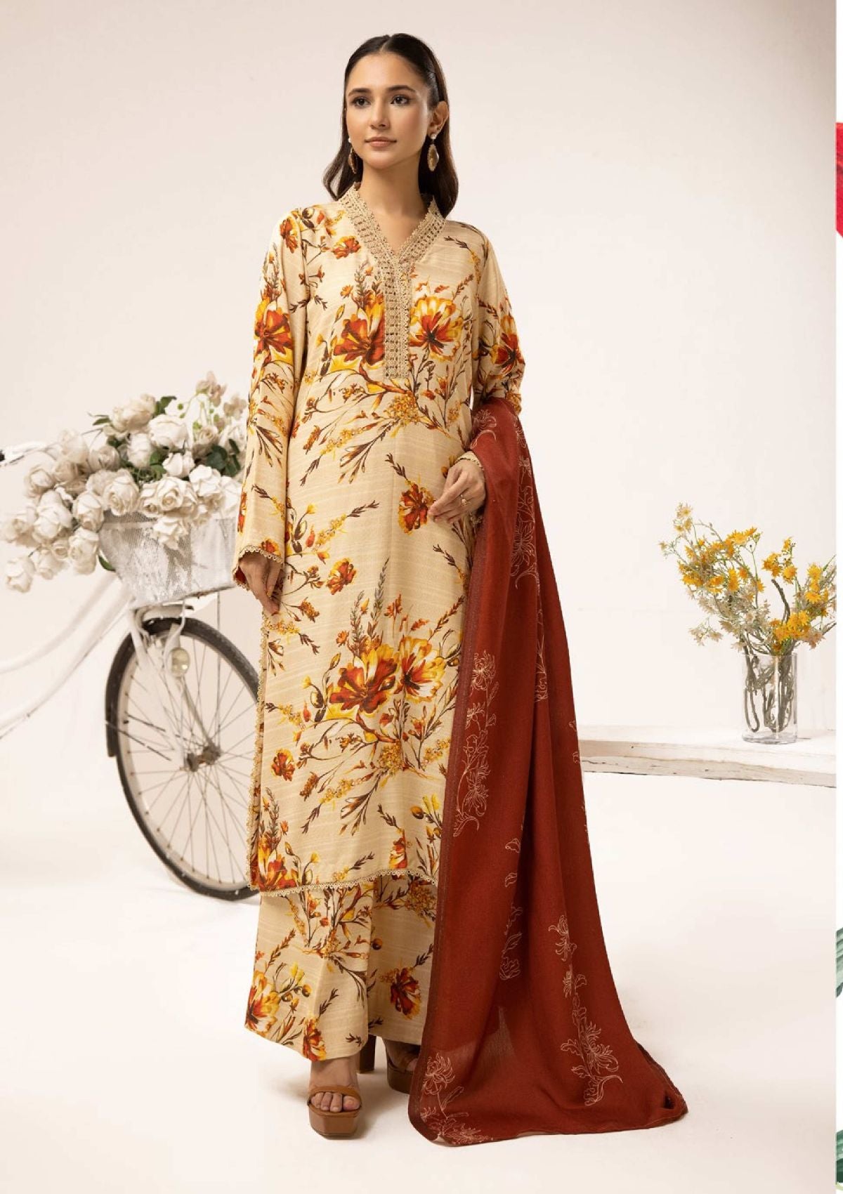 Rangrez Printed Wool by Nur'24 RN-408