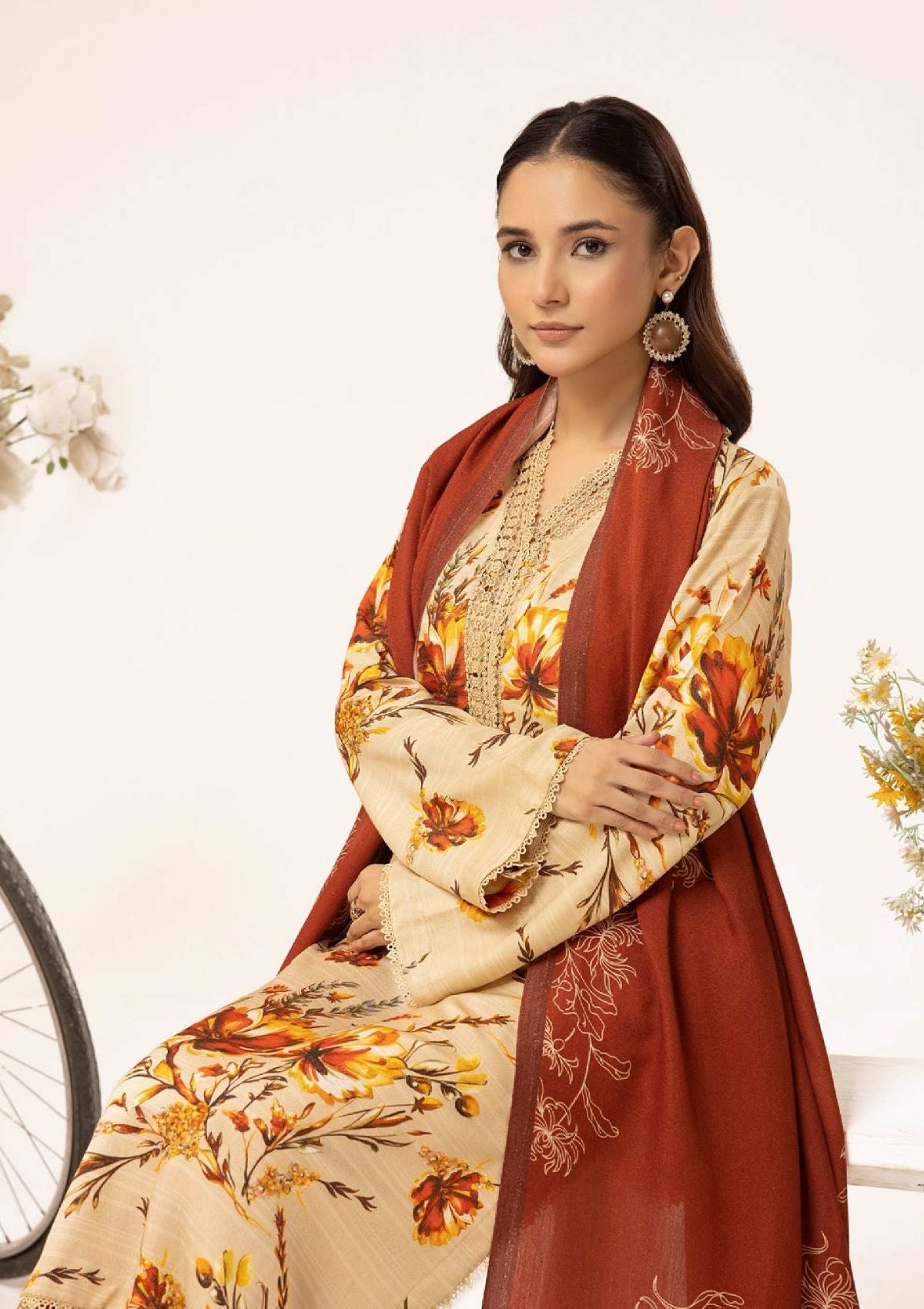 Rangrez Printed Wool by Nur'24 RN-408