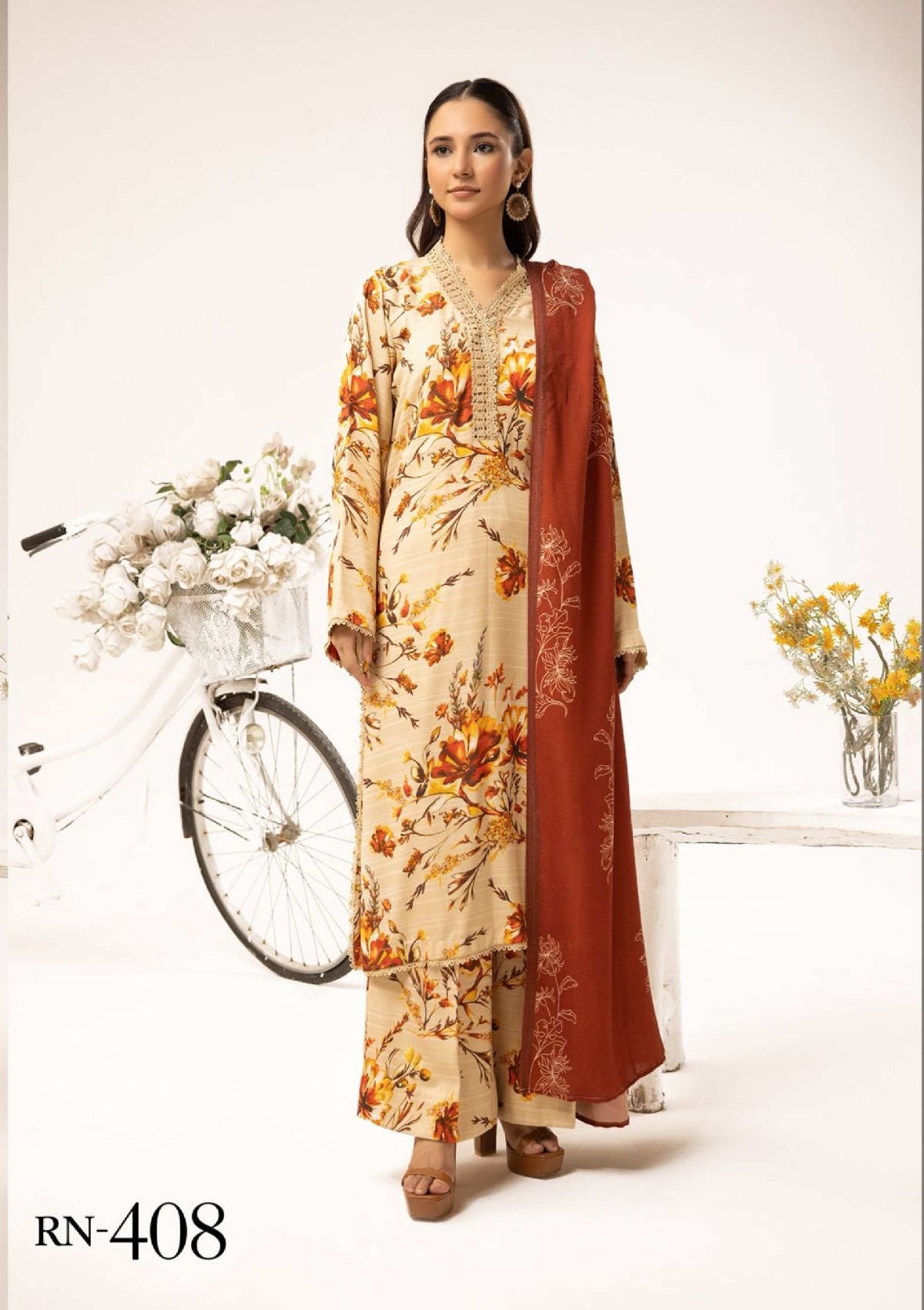 Rangrez Printed Wool by Nur'24 RN-408