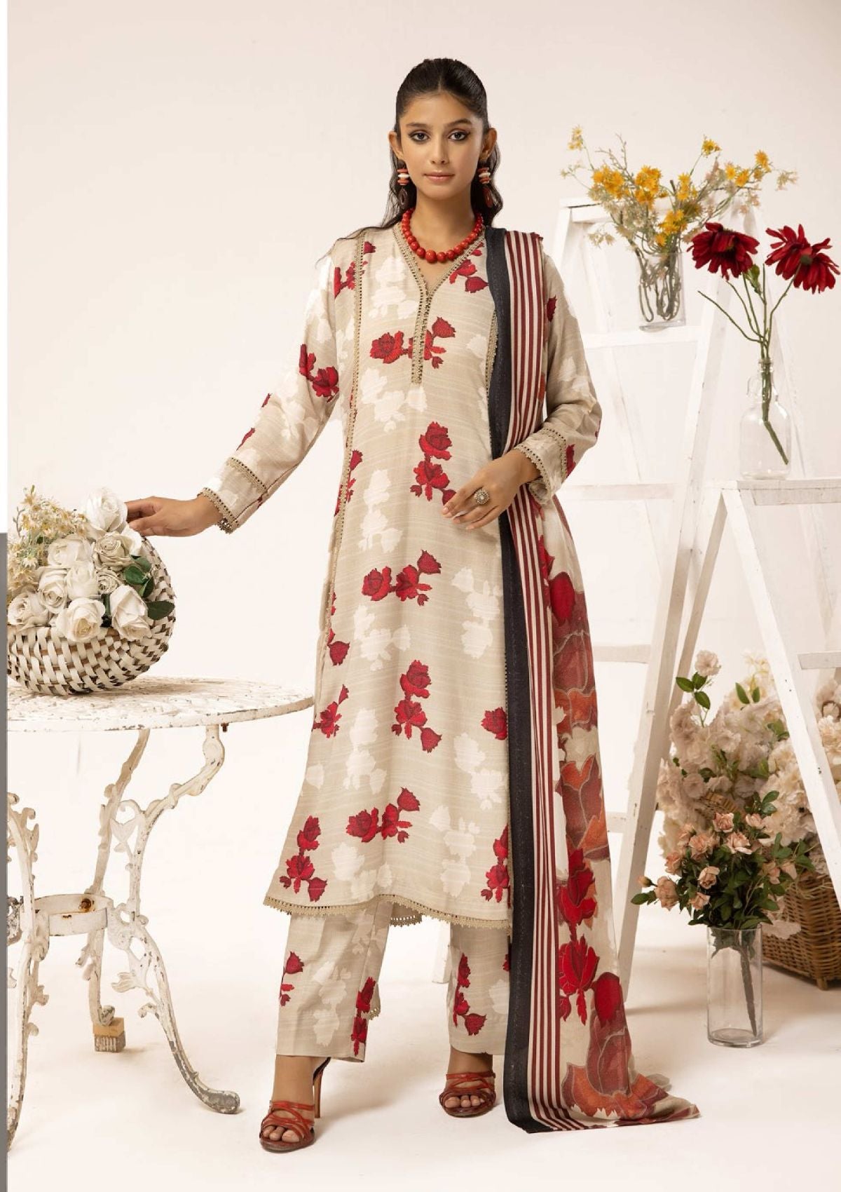 Rangrez Printed Wool by Nur'24 RN-409