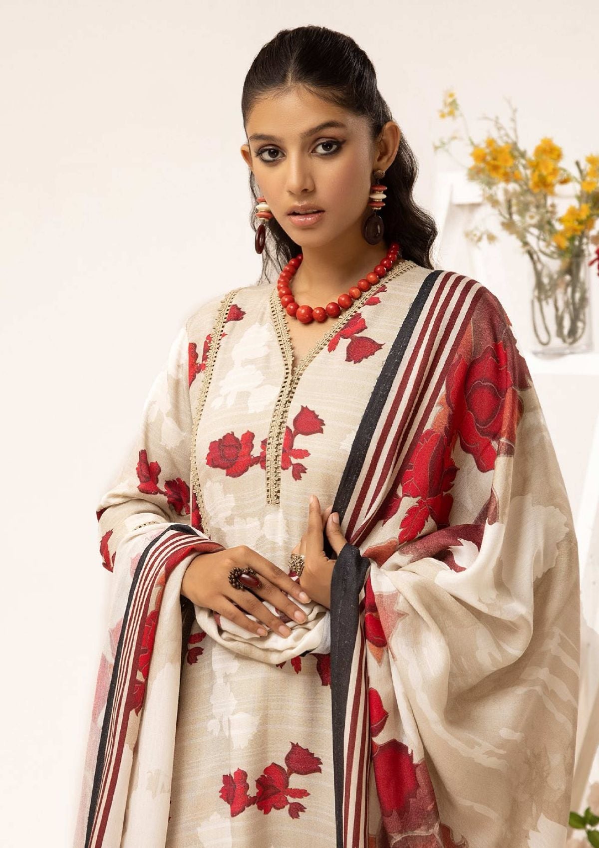 Rangrez Printed Wool by Nur'24 RN-409