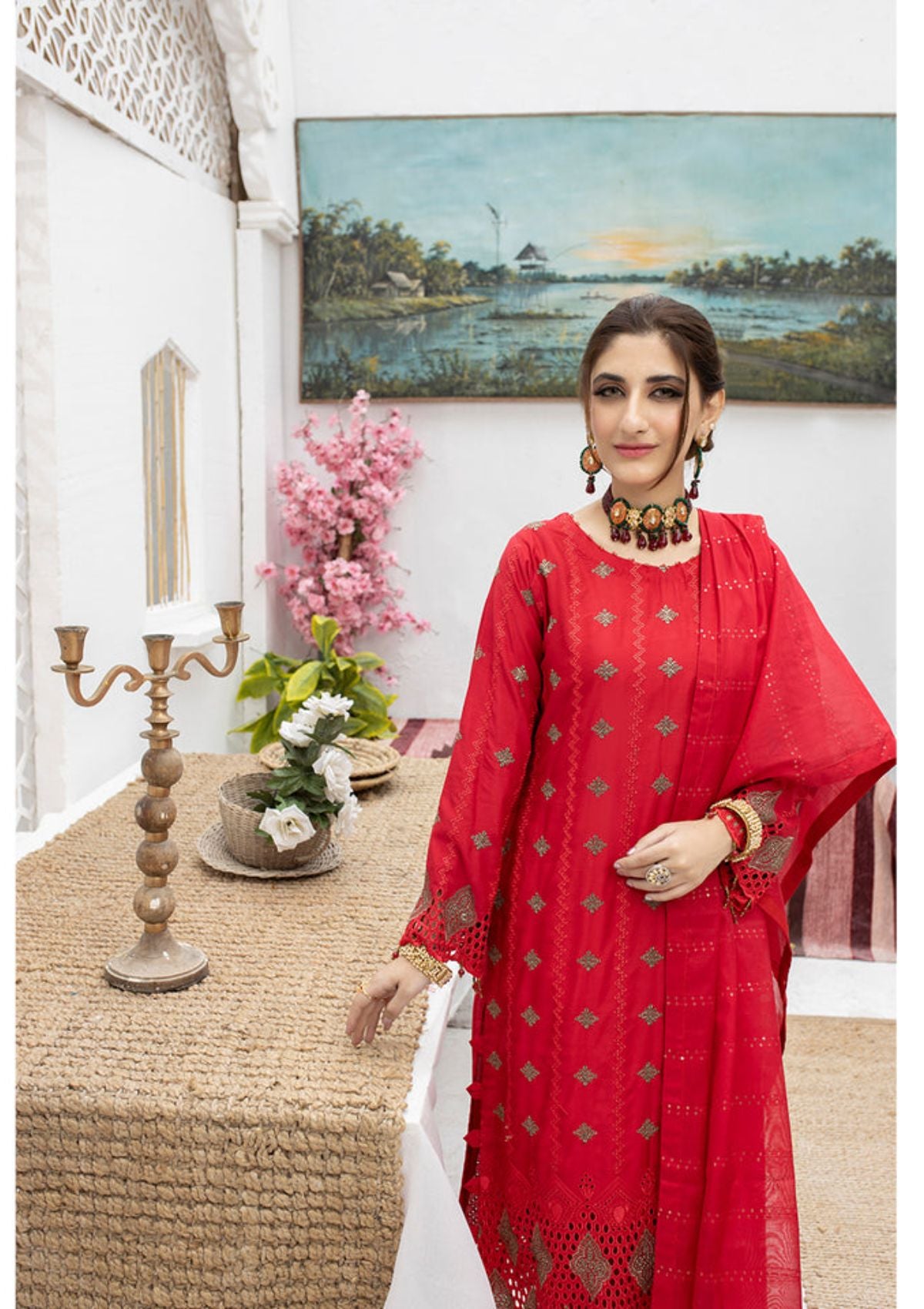 Malka Luxury Emb By MI Creation'23 D-02 - Mohsin Saeed Fabrics