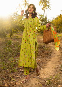 Sahar Printed Lawn'23 D-20 - Mohsin Saeed Fabrics