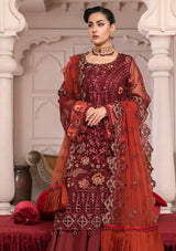JJ Embellish By Janique'25 Vol-01 D-007 Red Stone