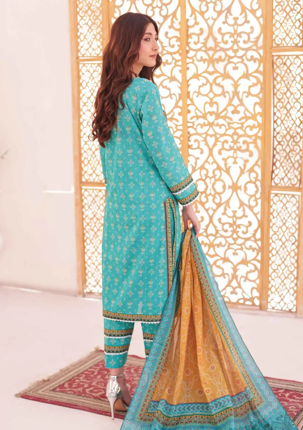 Andaaz By MTF Printed Lawn'24 D-04 - Mohsin Saeed Fabrics