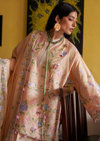 Zaha Wildflower Festive Lawn'26 ZF-09 APRICOT MALLOW BLOOM
