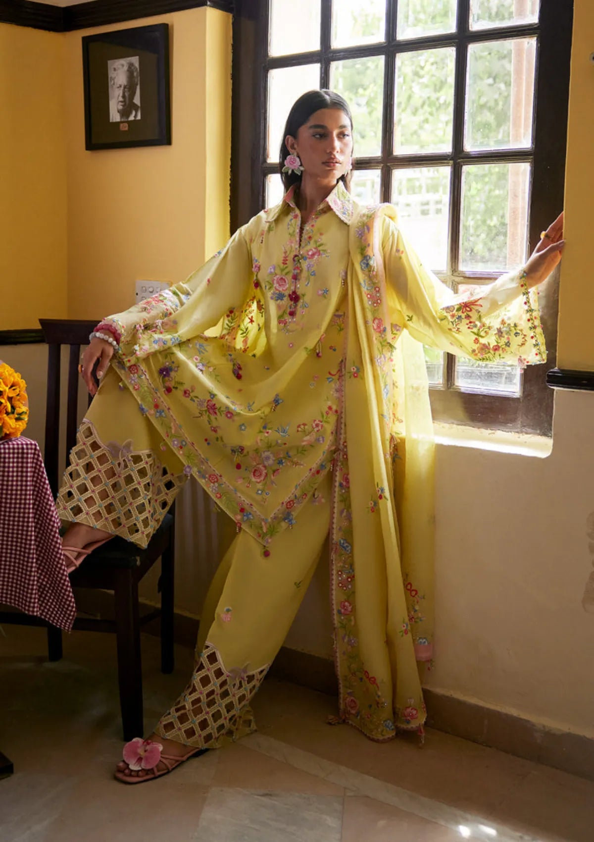 Zaha Wildflower Festive Lawn'26 ZF-08 QUEEN OF THE ANDES