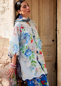 Zaha Wildflower Festive Lawn'26 ZF-02 BLUE POPPY