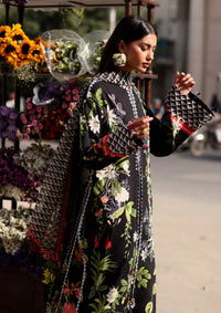 Zaha Wildflower Festive Lawn'26 ZF-04 MIDNIGHT BLOOM