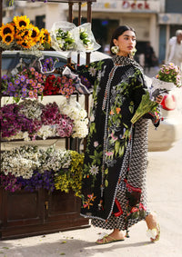 Zaha Wildflower Festive Lawn'26 ZF-04 MIDNIGHT BLOOM