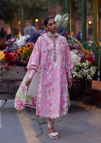 Zaha Wildflower Festive Lawn'26 ZF-03 PEONY REVERIE