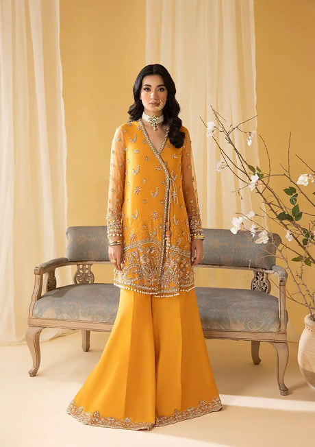 Nuriyaa Mystic Luxe Formal'23 AMBER - Mohsin Saeed Fabrics