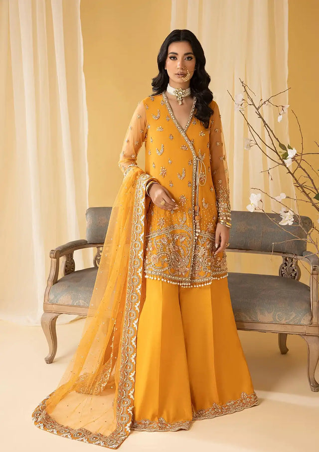 Nuriyaa Mystic Luxe Formal'23 AMBER - Mohsin Saeed Fabrics