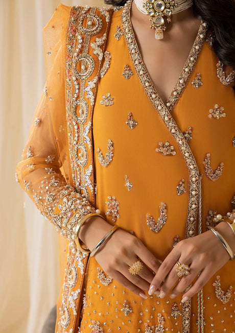 Nuriyaa Mystic Luxe Formal'23 AMBER - Mohsin Saeed Fabrics