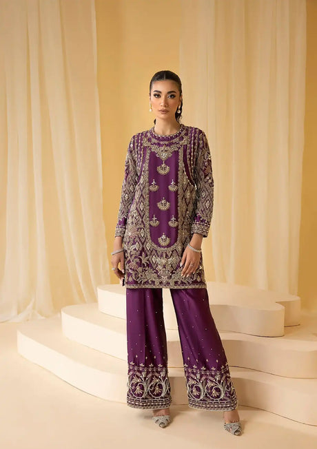 Nuriyaa Mystic Luxe Formal'23 HAZE - Mohsin Saeed Fabrics
