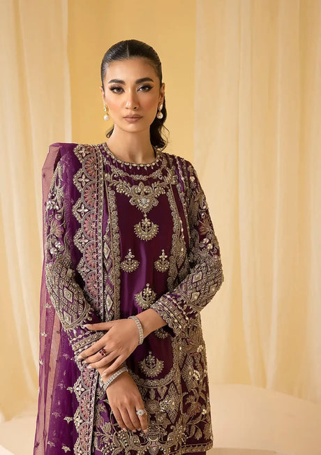 Nuriyaa Mystic Luxe Formal'23 HAZE - Mohsin Saeed Fabrics