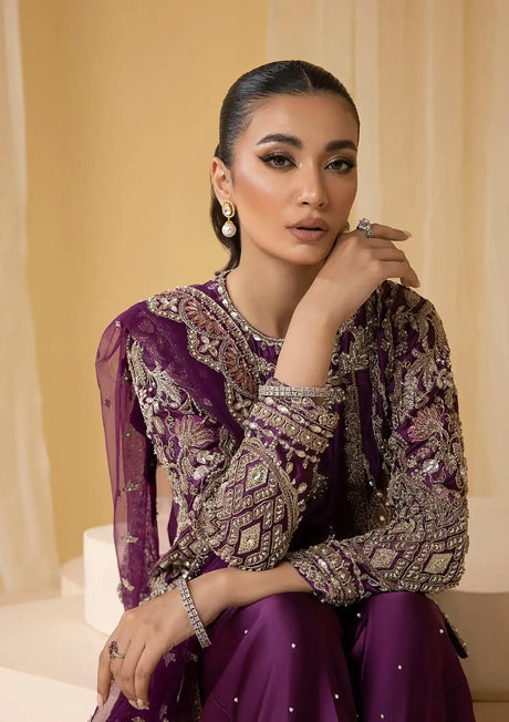 Nuriyaa Mystic Luxe Formal'23 HAZE - Mohsin Saeed Fabrics