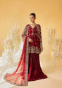 Nuriyaa Mystic Luxe Formal'23 SCARLET - Mohsin Saeed Fabrics
