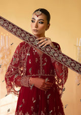 Nuriyaa Mystic Luxe Formal'23 SCARLET - Mohsin Saeed Fabrics