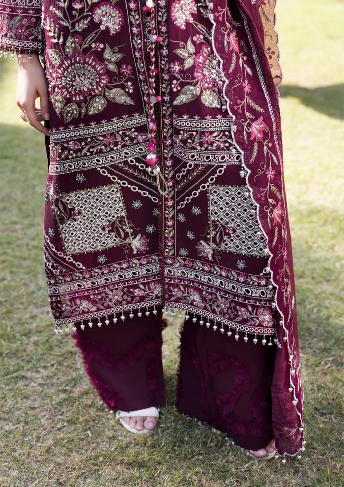 Raeesa Premium Kimora Luxury Karandi'26 HK-12 LILA