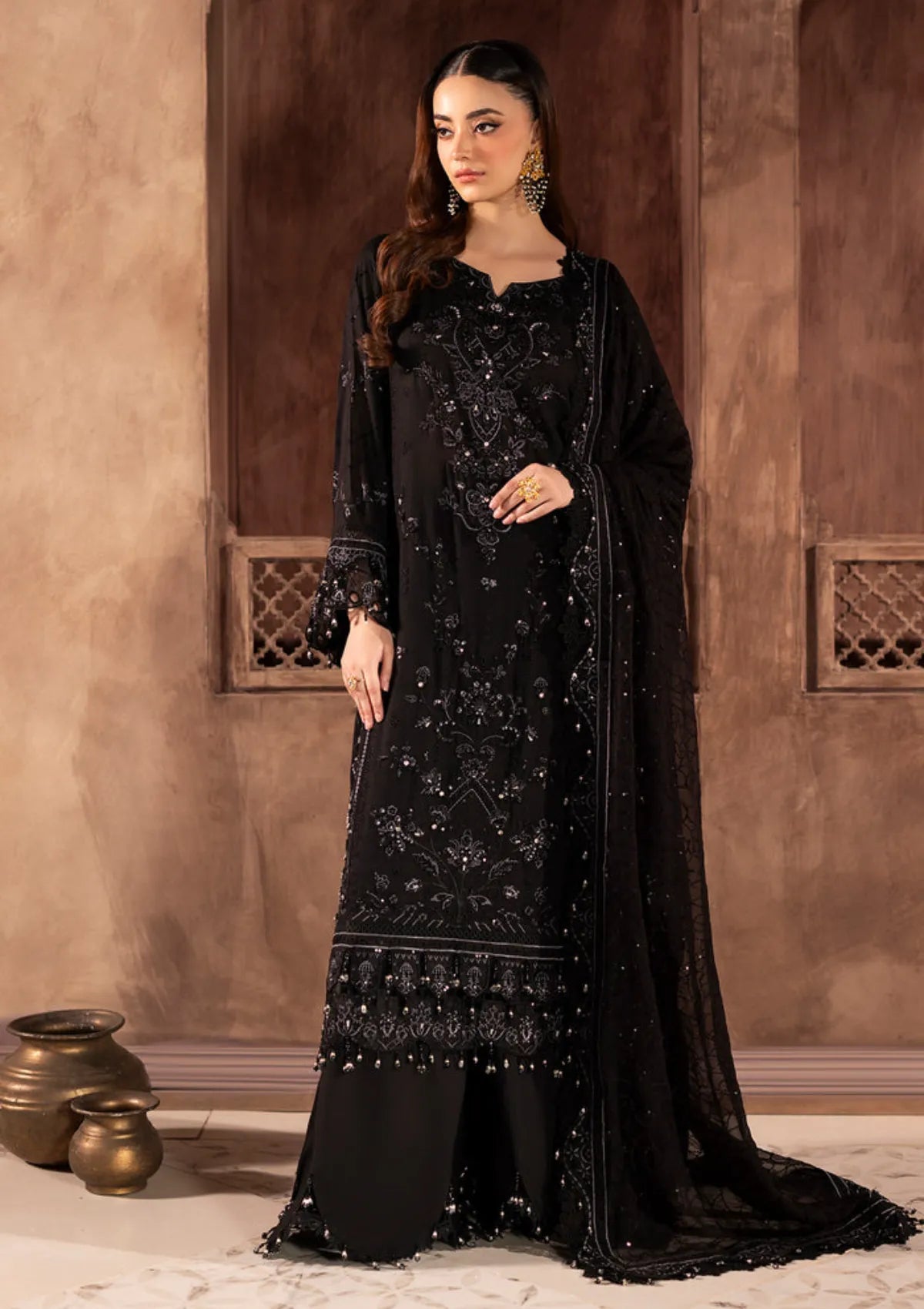 Raeesa Premium Kimora Luxury Karandi'26 HK-18 ONIX