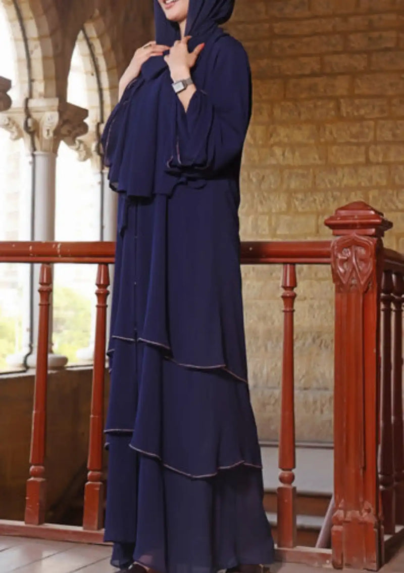 Premium Abaya (Blue Diamond)