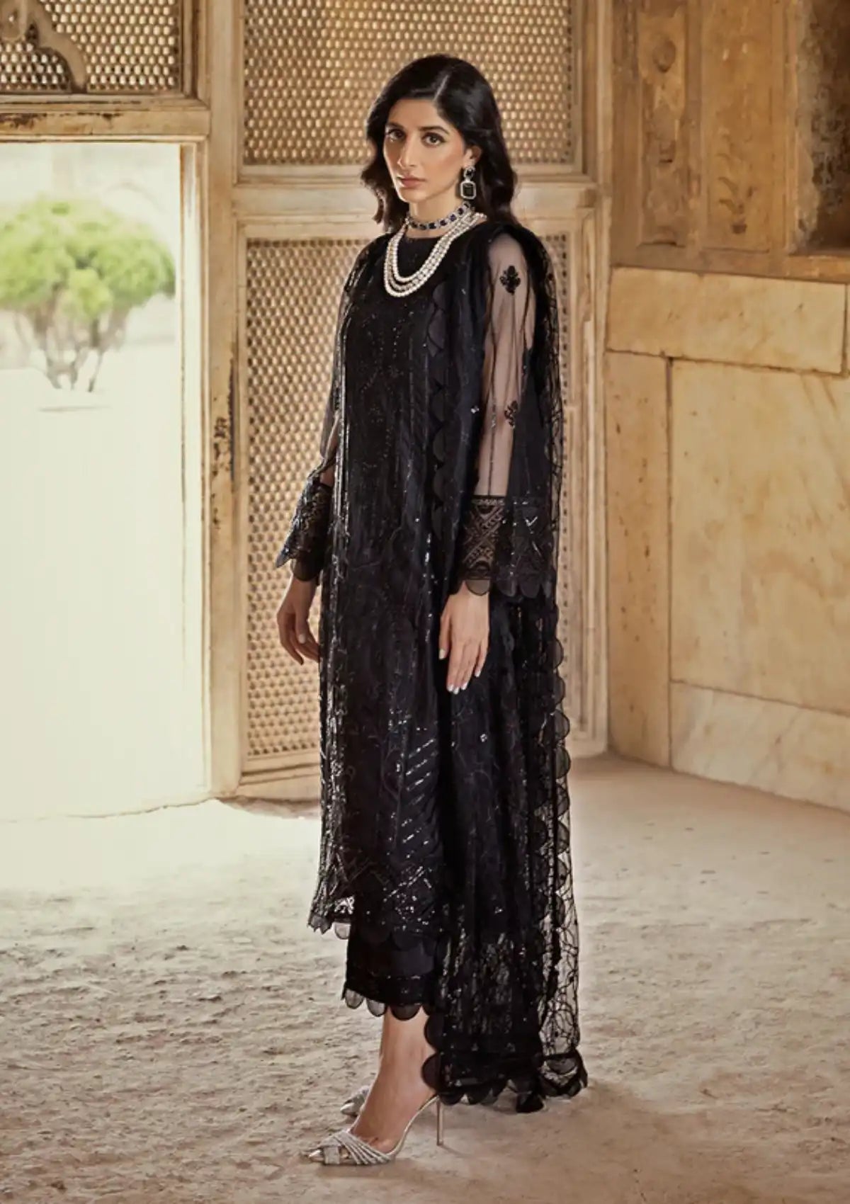Zainab Chottani Tahra Luxury Festive'23 D-02 Marjan - Mohsin Saeed Fabrics