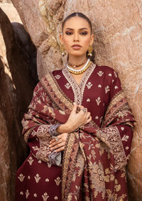 Zainab Chottani Winter Shawls'23 D-07 GUZEL - Mohsin Saeed Fabrics