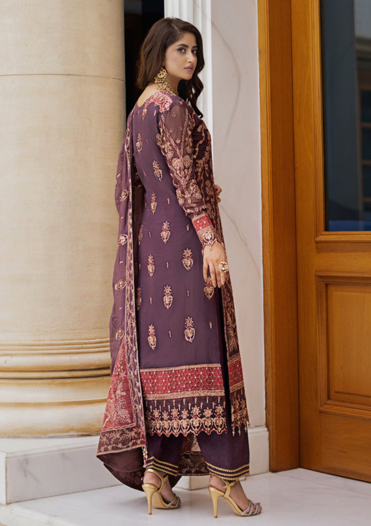 Emaan Adeel Ishq Aatish Luxury Chiffon'23 AT-10