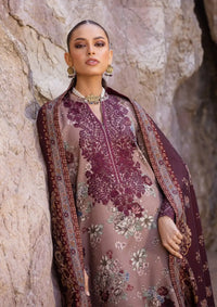 Zainab Chottani Winter Shawls'23 D-01 AKS - Mohsin Saeed Fabrics