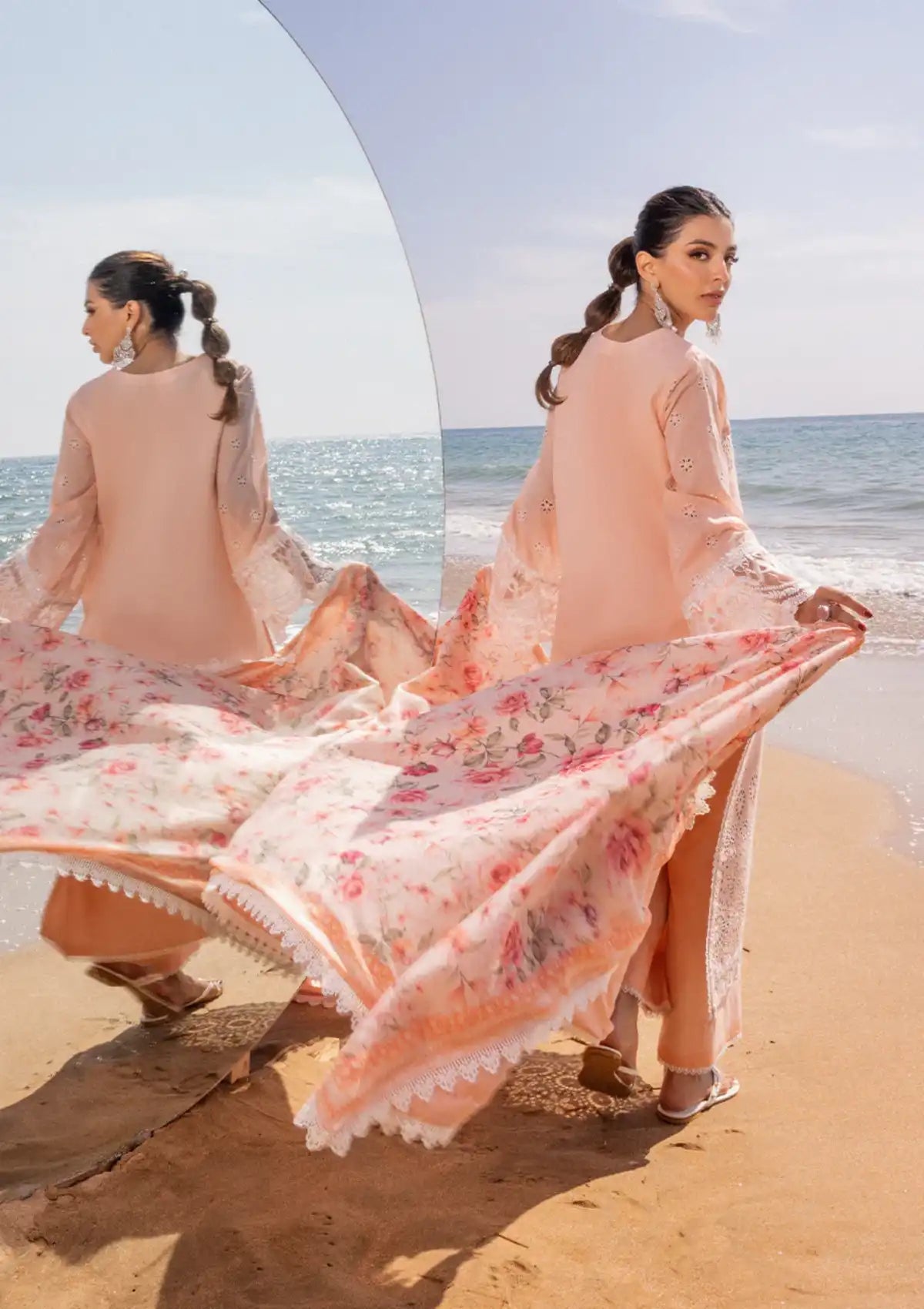 Zainab Chottani Luxury Chikankari'24 D-02A Nora - Mohsin Saeed Fabrics