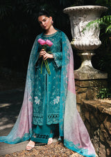 Qalamkar Qline Lawn Drop 1'26  RP-03 SAPPHIRE