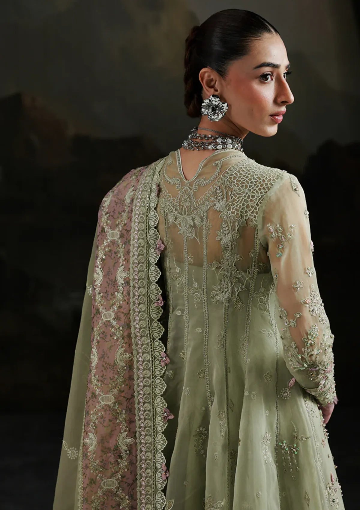 mohsin-saeed-fabrics-affordable-luxury-outfits-for-daily-formal-and-wedding-wear-This-product-is-from-qalamkar-elirah-formals-organza25-mf-02-sage-aura-is-available-on-Mohsin-saeed-fabrics-website.