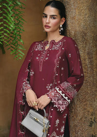 Qalamkar Qline Lawn Drop 1'26  RP-12 GARNET