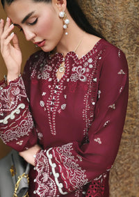 Qalamkar Qline Lawn Drop 1'26  RP-12 GARNET