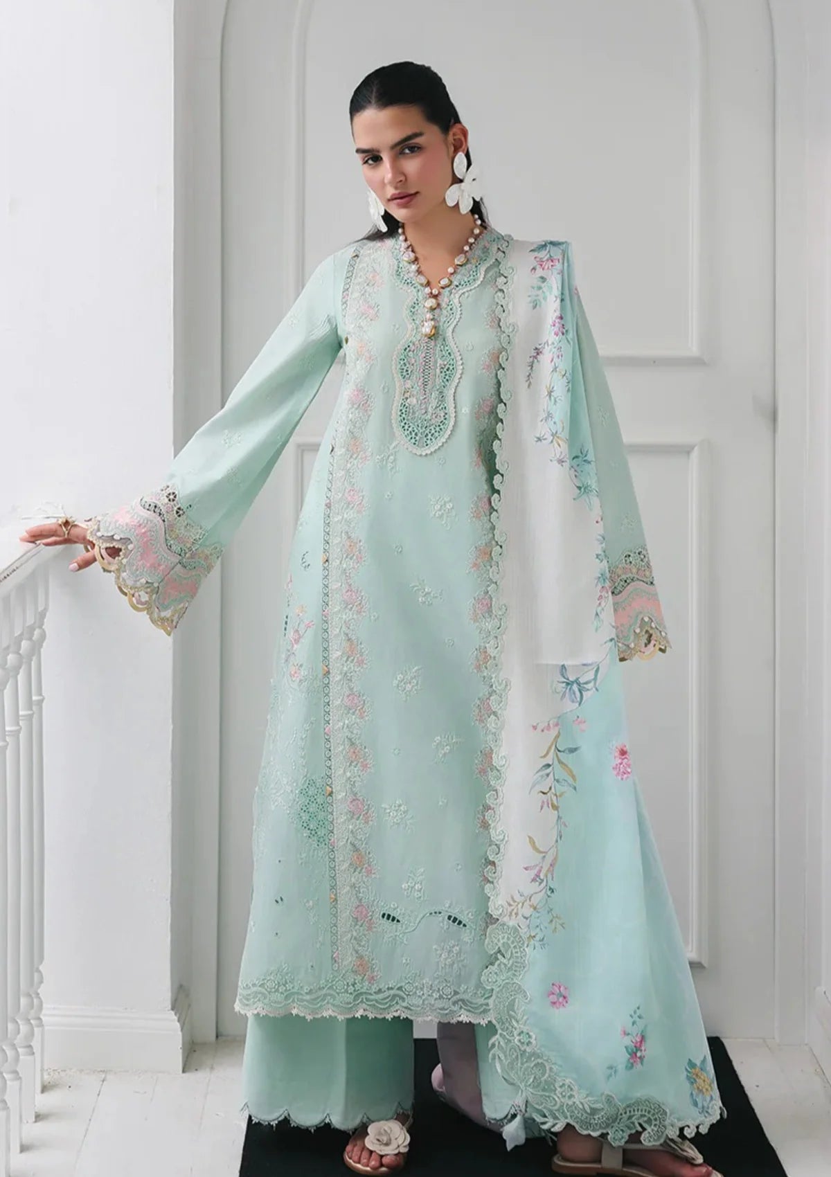 Qalamkar Qline Lawn Drop 1'26  RP-05 RAHA