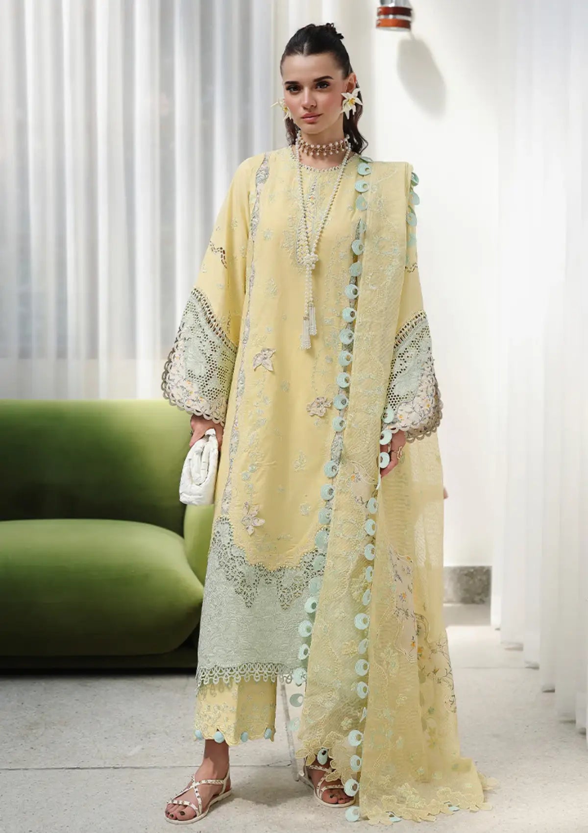 Qalamkar Chikankari Eid Edit'26 CM-02 AYLA