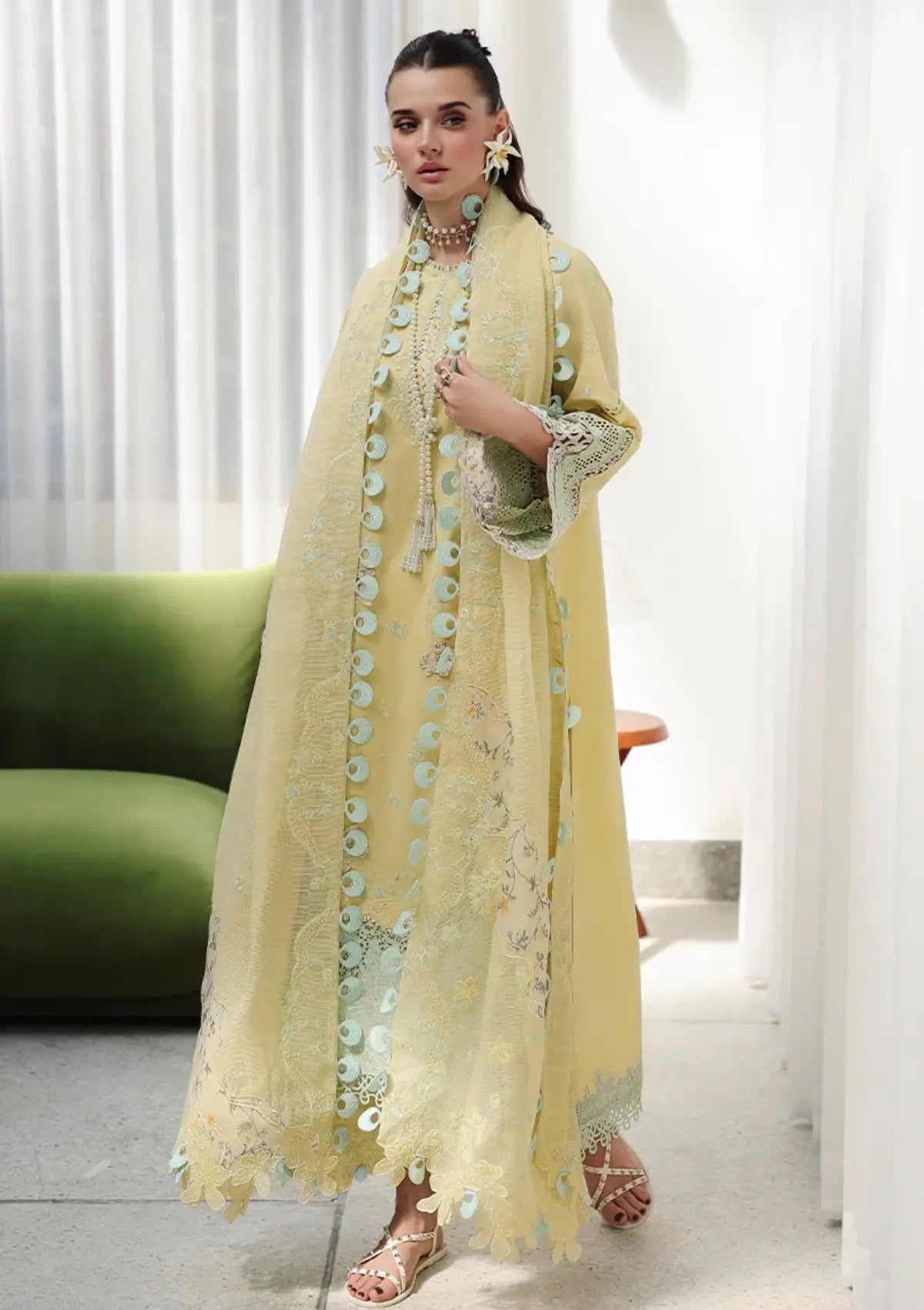 Qalamkar Chikankari Eid Edit'26 CM-02 AYLA