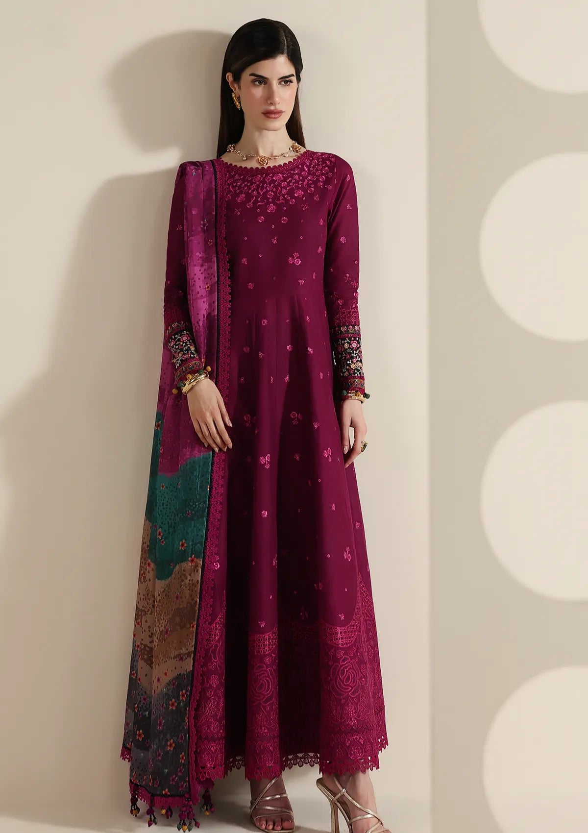 Jazmin Iris Luxury Lawn'26 D-02