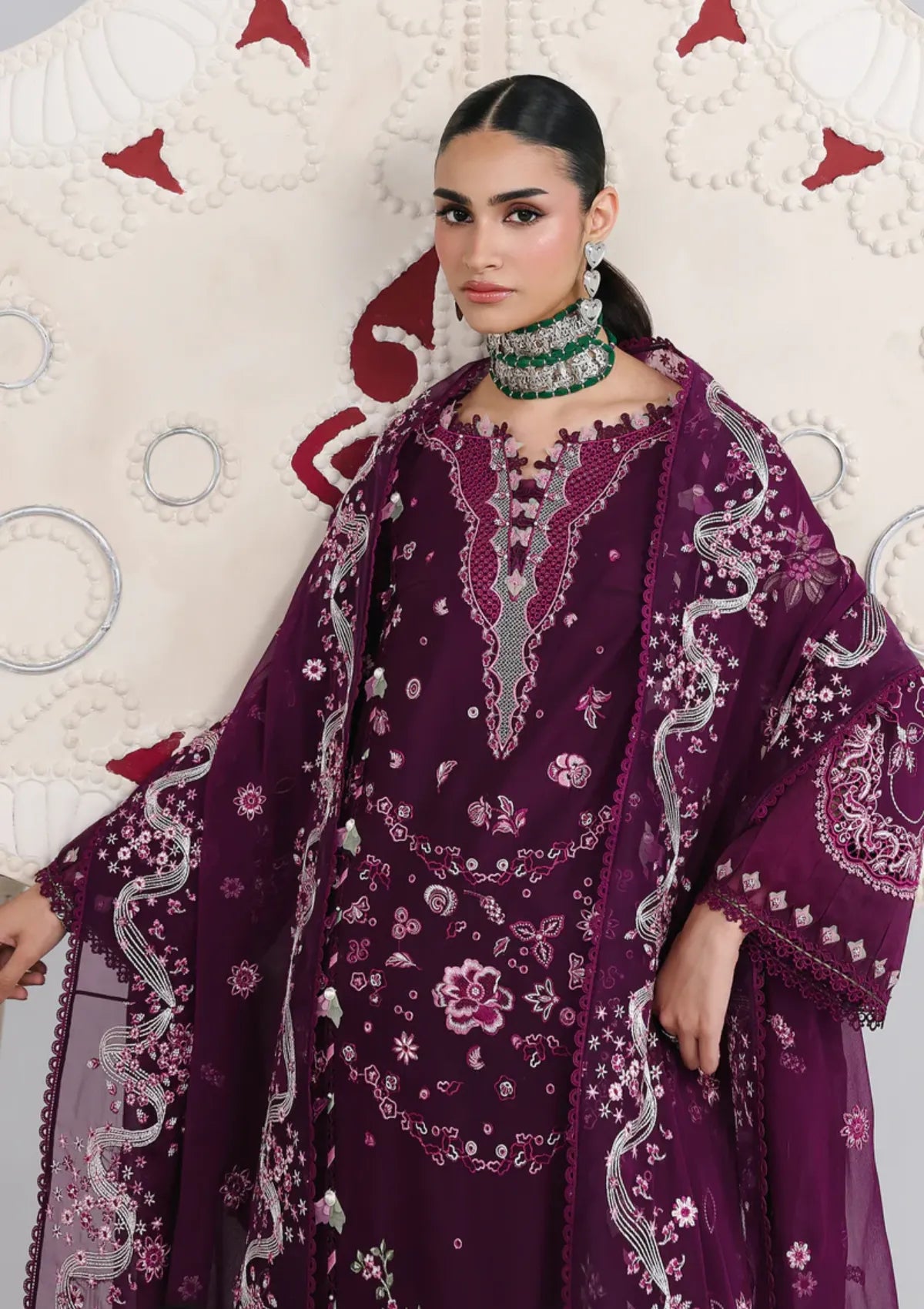 Qalamkar Festive Lawn'26 QFL-10 TRESA