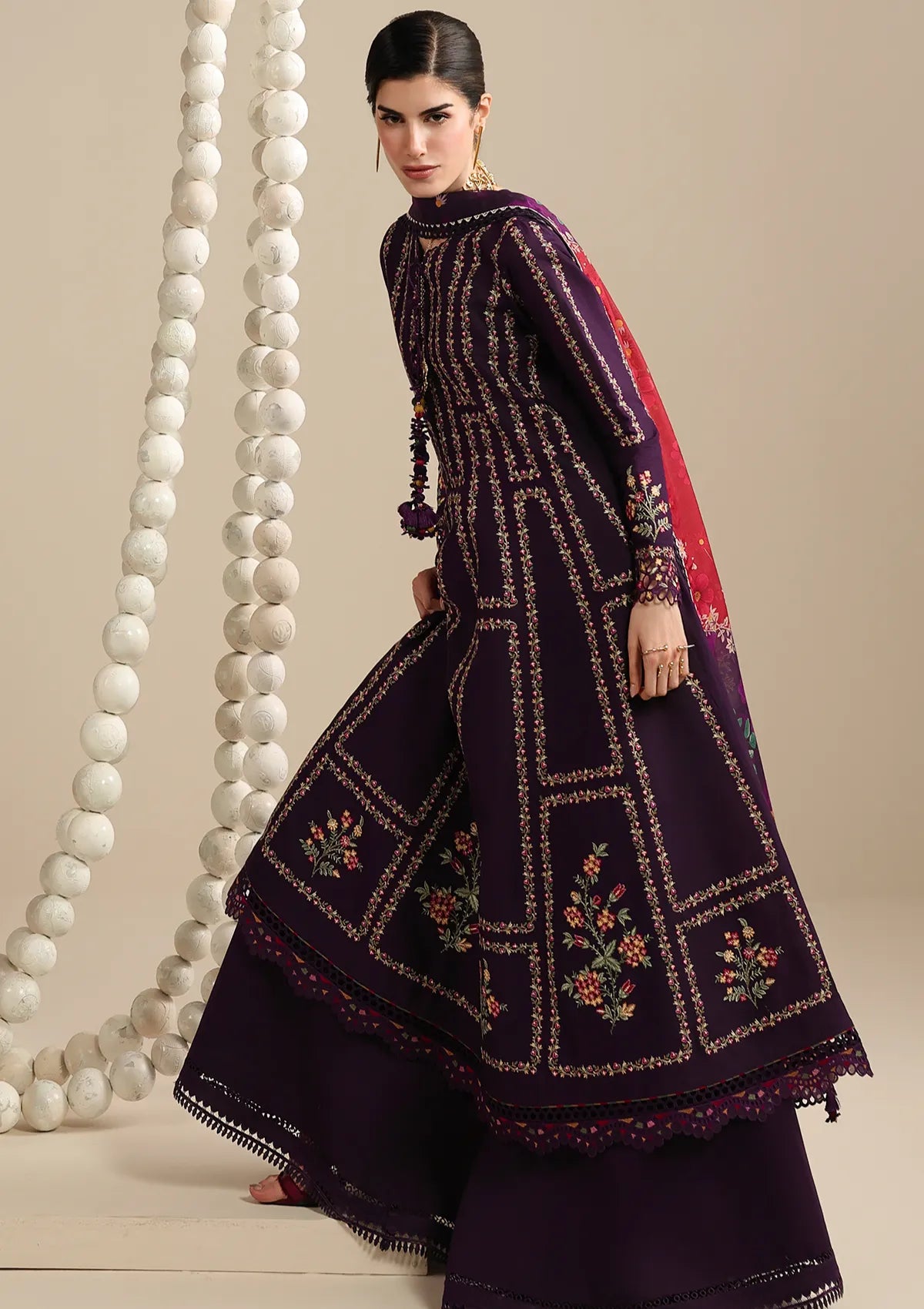 Jazmin Iris Luxury Lawn'26 D-05
