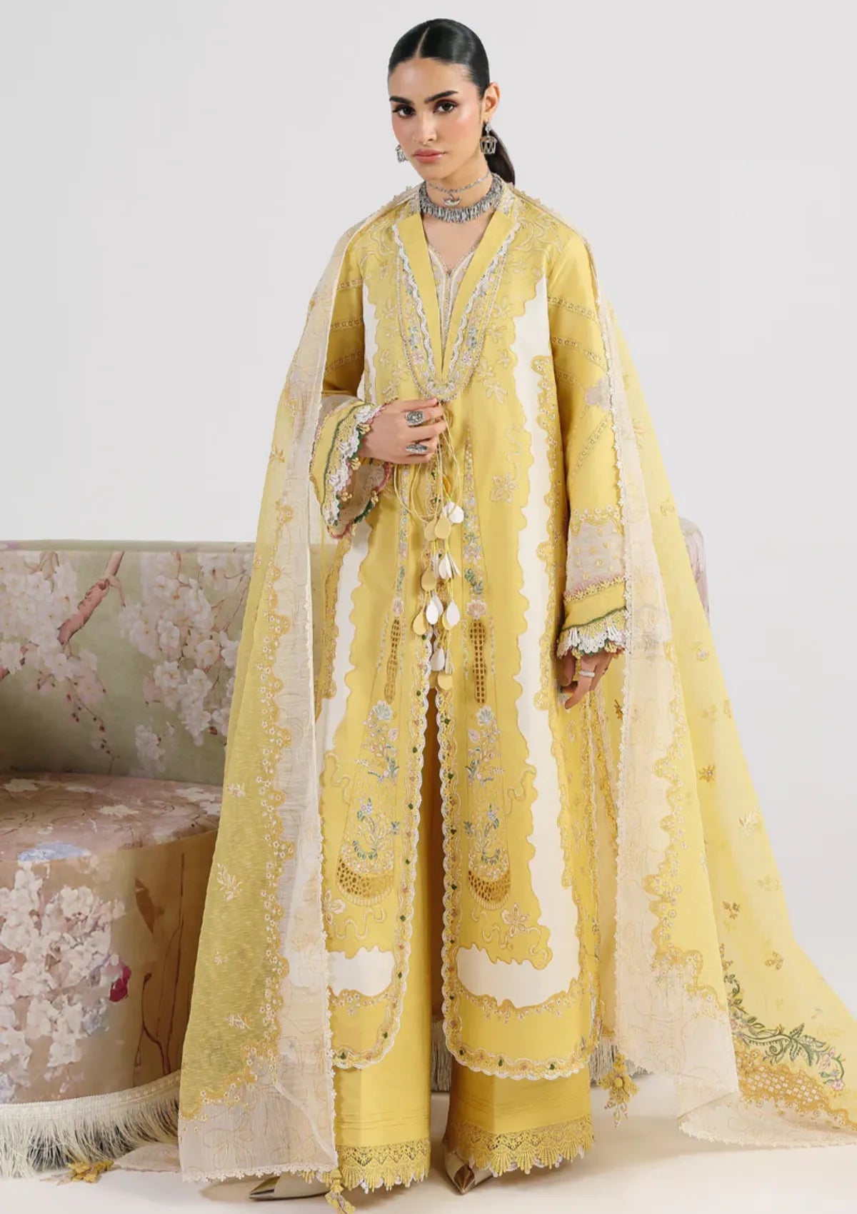 Qalamkar Festive Lawn'26 QFL-05 ZARIA