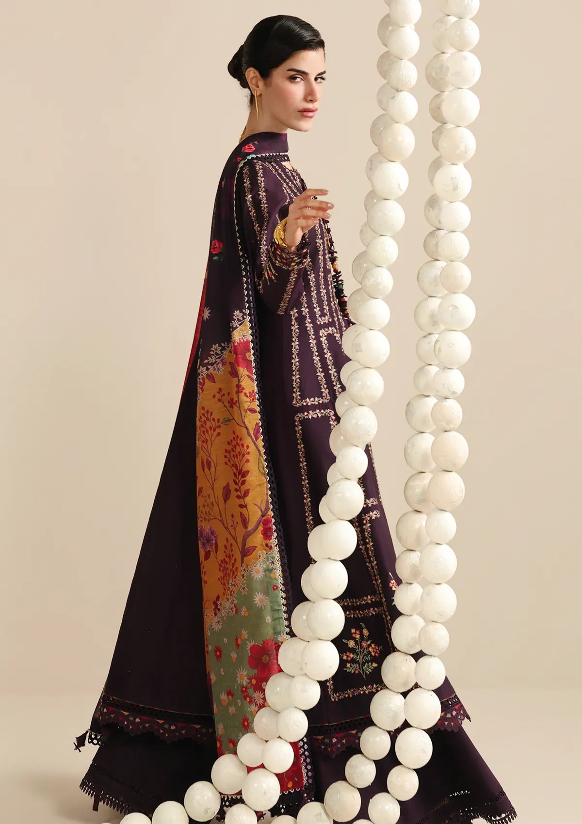 Jazmin Iris Luxury Lawn'26 D-05