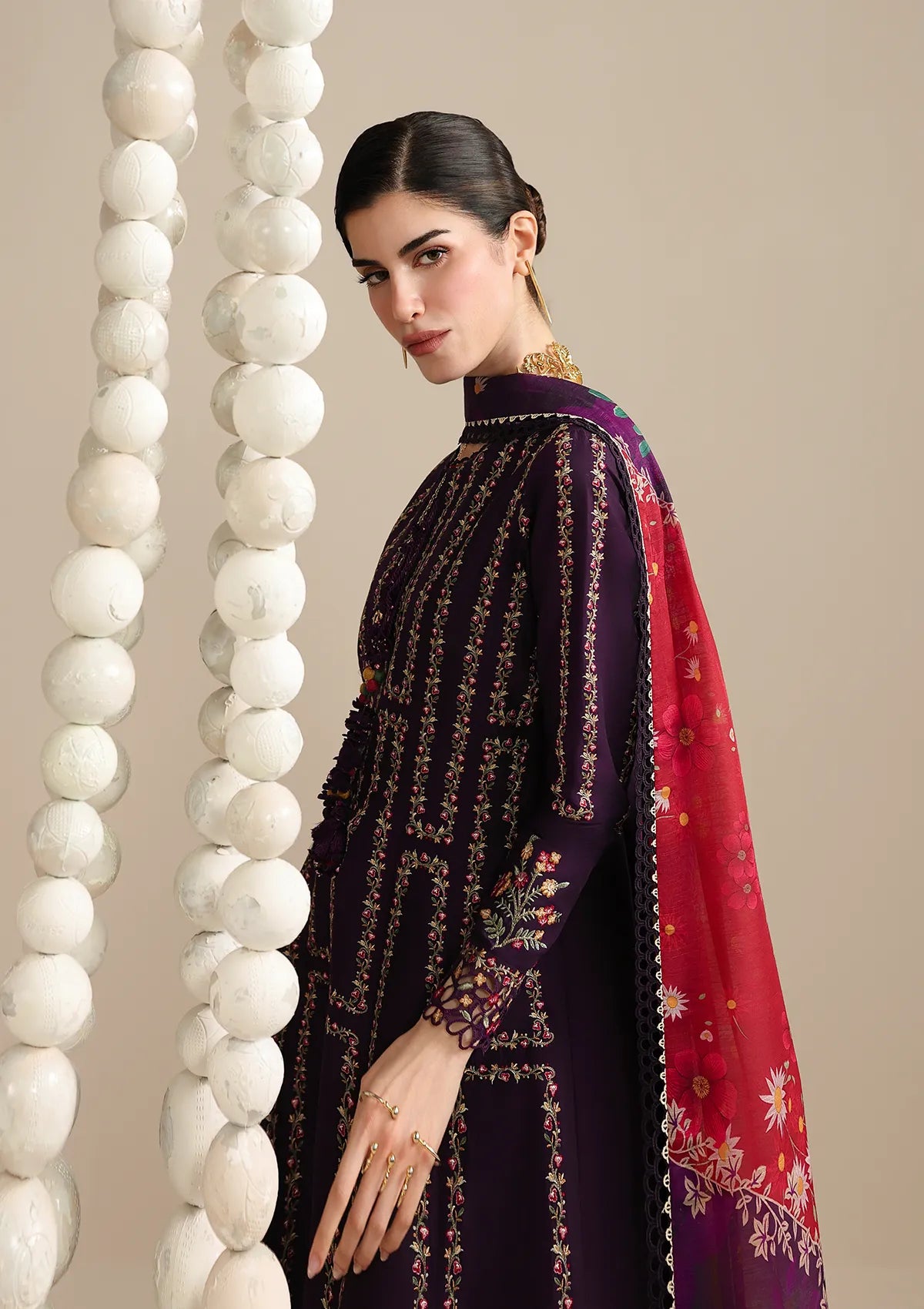 Jazmin Iris Luxury Lawn'26 D-06