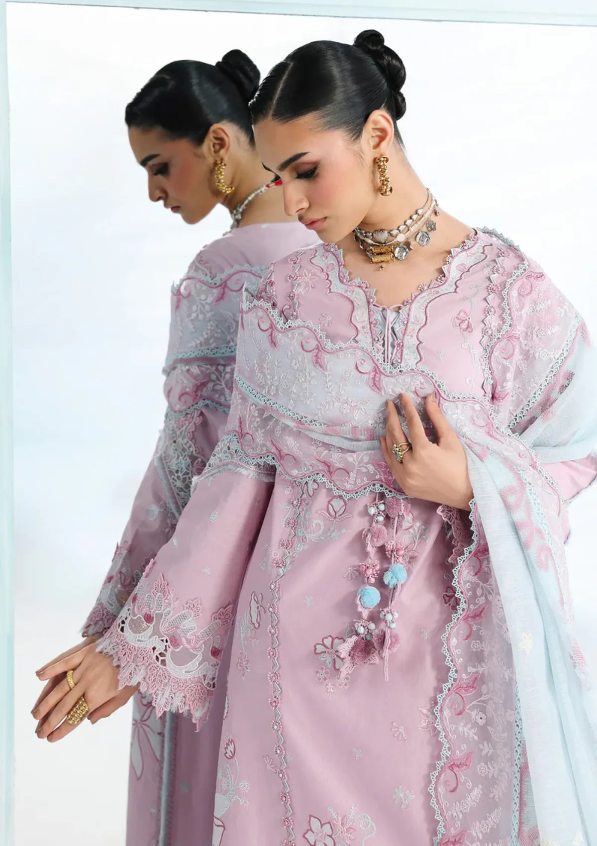 Qalamkar Festive Lawn'26 QFL-02 ISANE